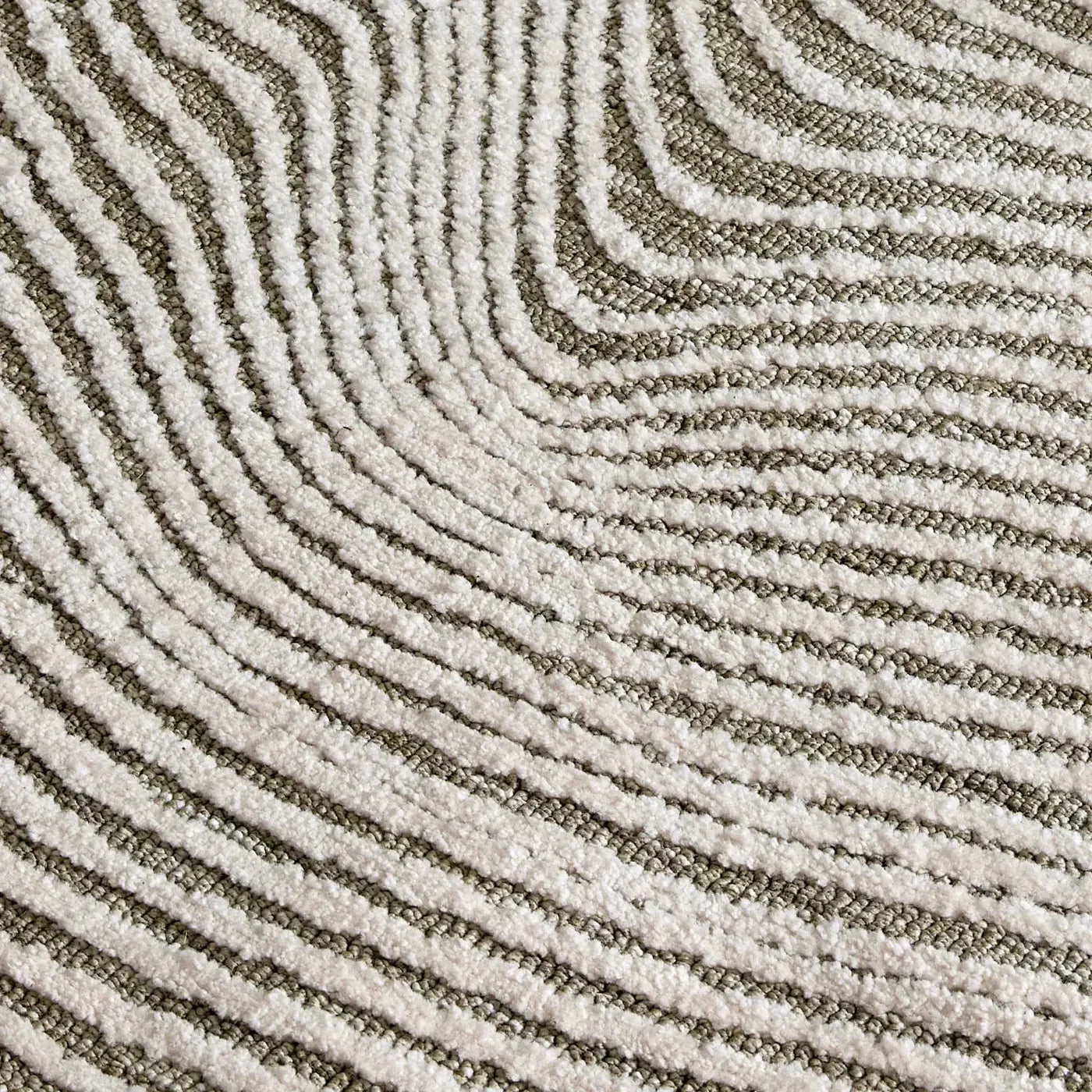 Zyra Modern Green Rug