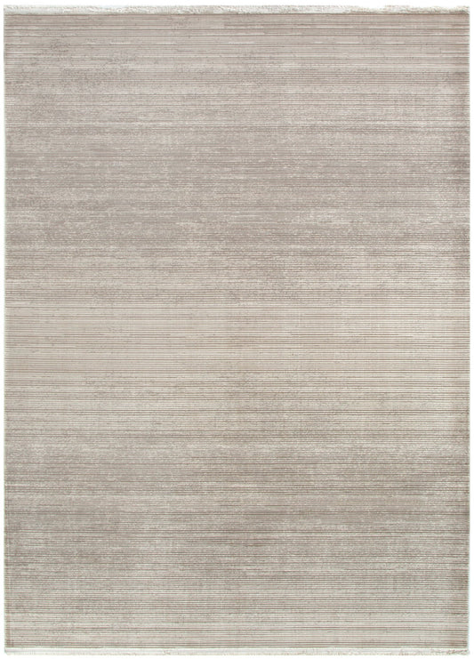 Bellevue Beige Lines Rug — viscose rug, soft sheen, subtle, Haus & Harbour