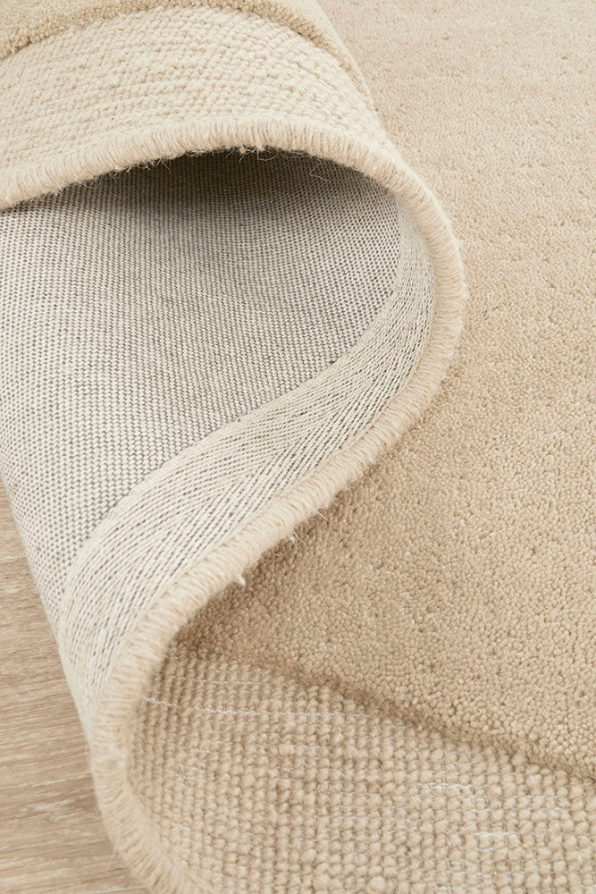 Thalia Beige Wool Rug