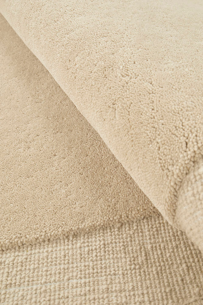 Thalia Beige Wool Rug