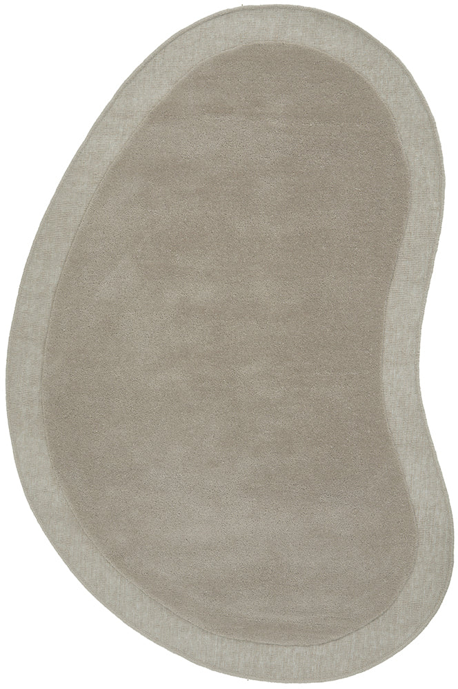 Thalia Latte Beige Wool Rug