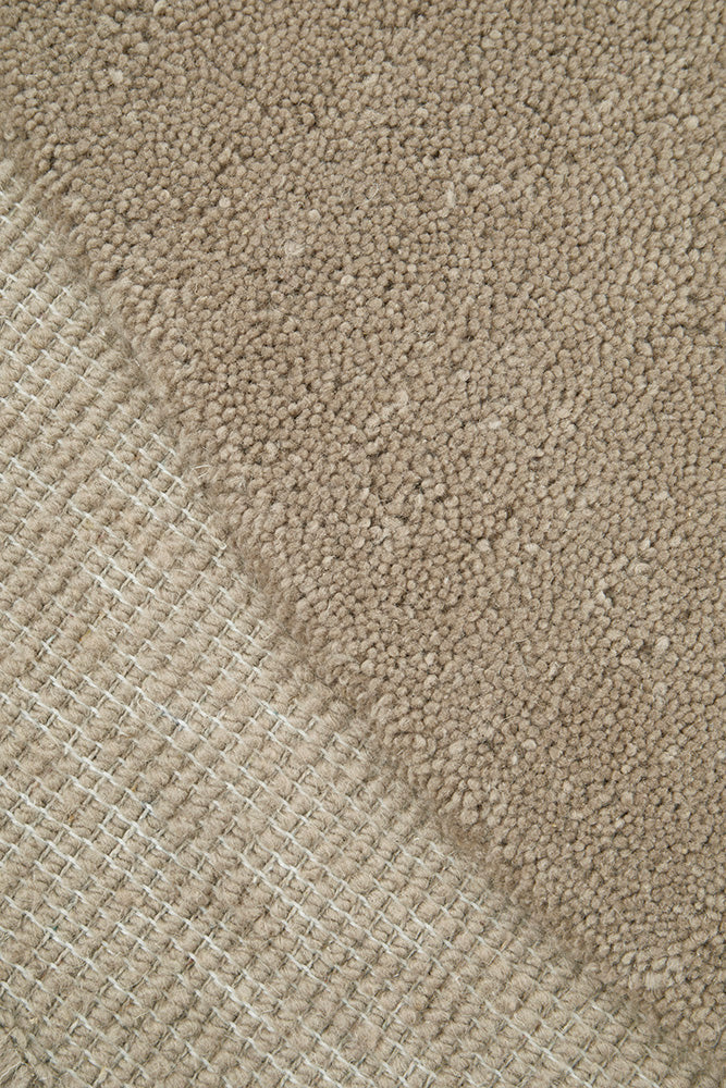 Thalia Latte Beige Wool Rug