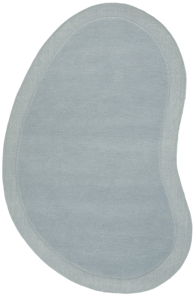 Thalia Sky Blue Wool Rug