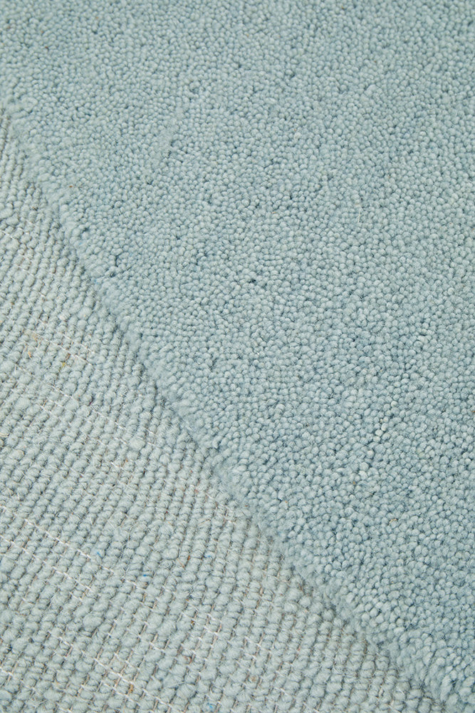 Thalia Sky Blue Wool Rug