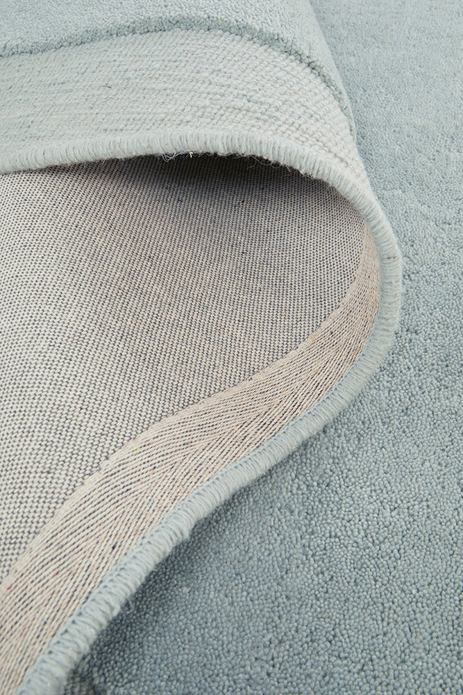 Thalia Sky Blue Wool Rug