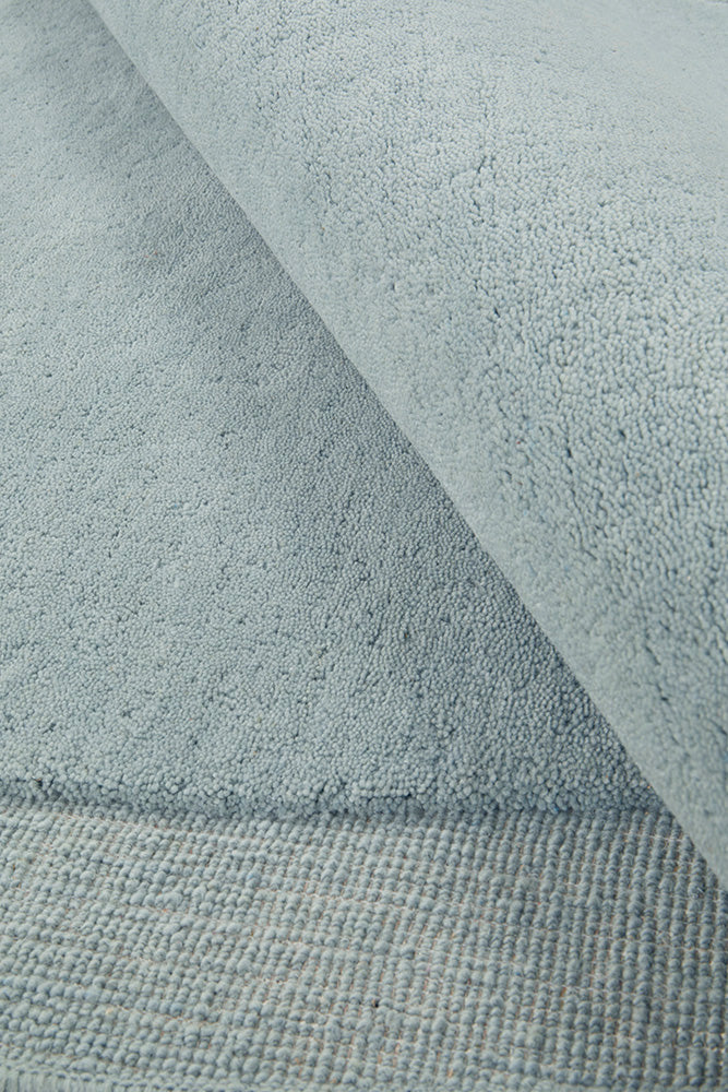 Thalia Sky Blue Wool Rug