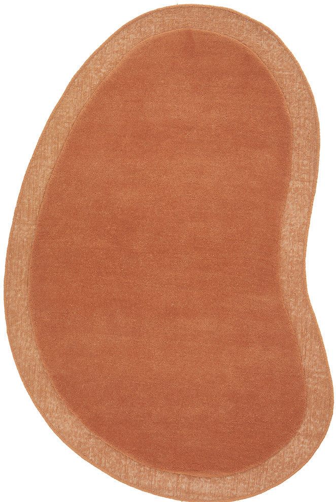 Thalia Oat Rust Wool Rug