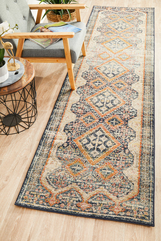 Cantera Marine Multicolor Runner Rug