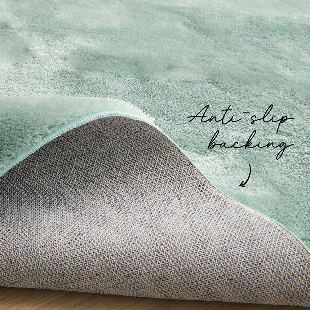Confetta Mint Green Washable Rug