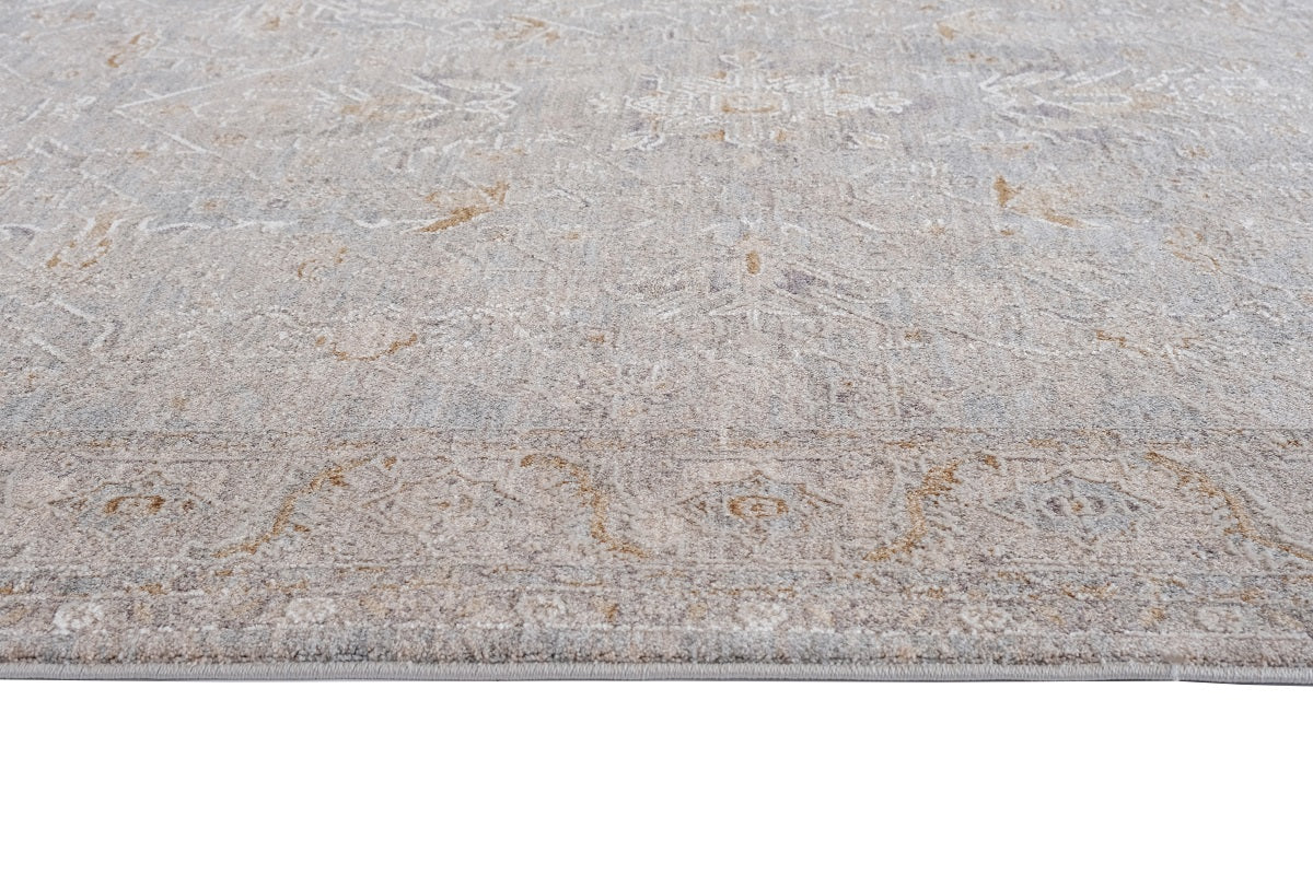 Luxor Beige Blue Transitional Rug