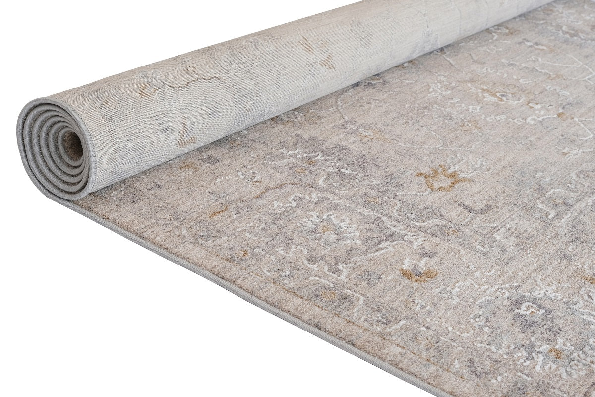 Luxor Beige Grey Transitional Rug