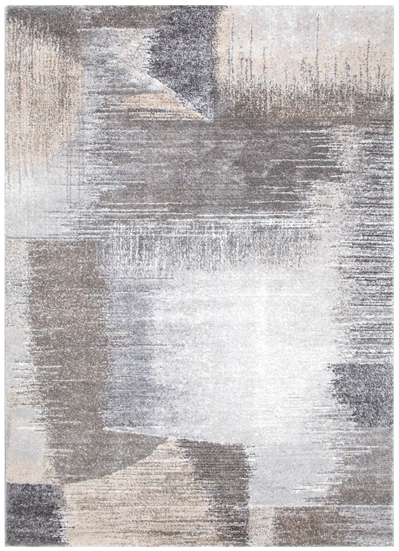 Dandy Grey Beige Lines Rug — polypropylene rug, versatile neutral, Haus & Harbour