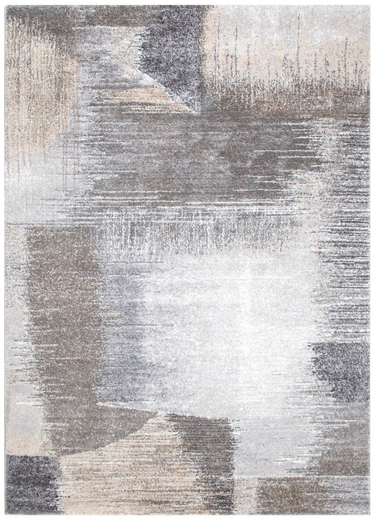Dandy Grey Beige Lines Rug — polypropylene rug, versatile neutral, Haus & Harbour