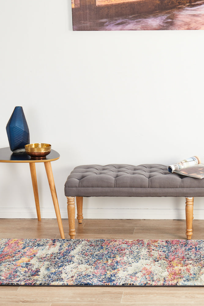 Nocturne Midnight Multicolor Runner Rug