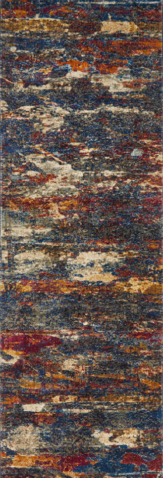 Nocturne Midnight Multicolor Runner Rug