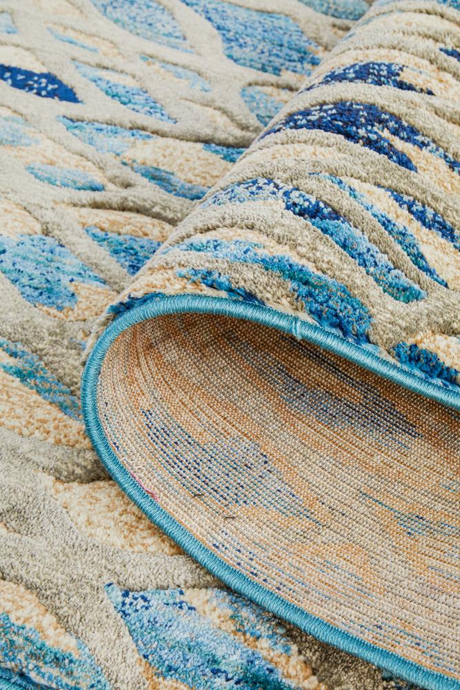 Nocturne Blue Runner Rug