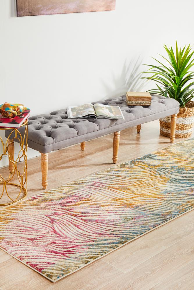 Nocturne Oat Multicolor Runner Rug