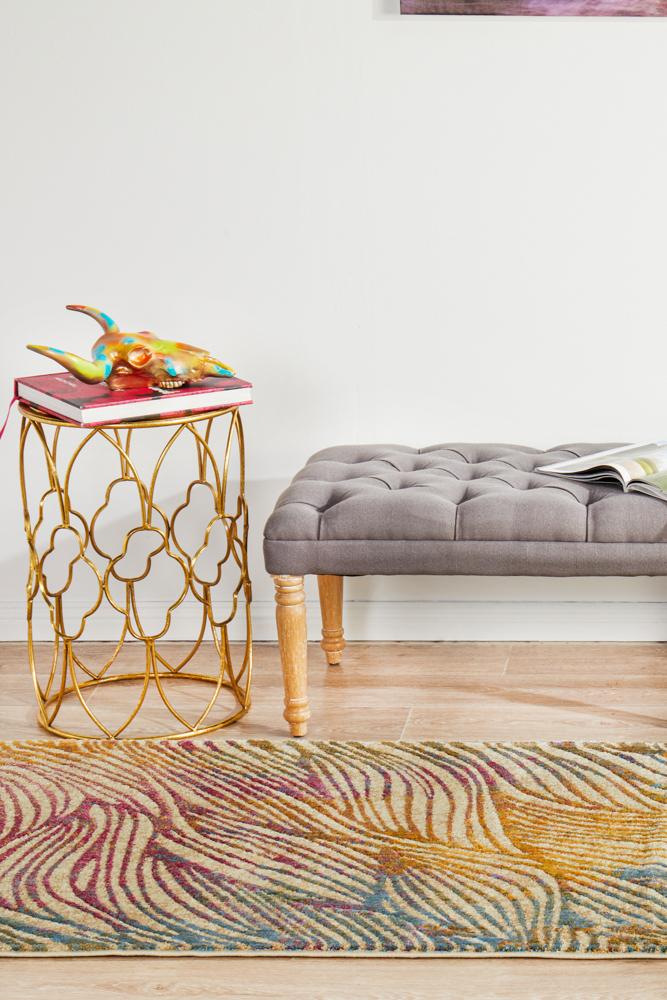 Nocturne Oat Multicolor Runner Rug
