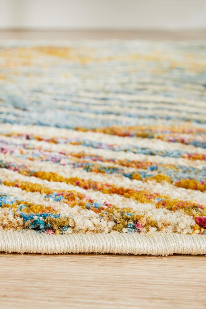 Nocturne Oat Multicolor Runner Rug