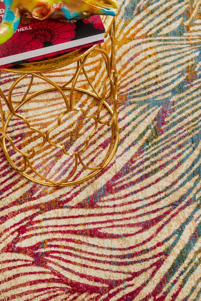 Nocturne Oat Multicolor Runner Rug