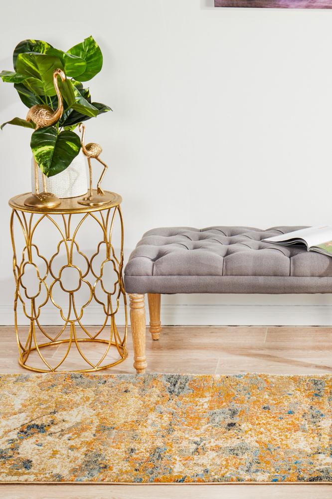 Nocturne Rust Multicolor Runner Rug