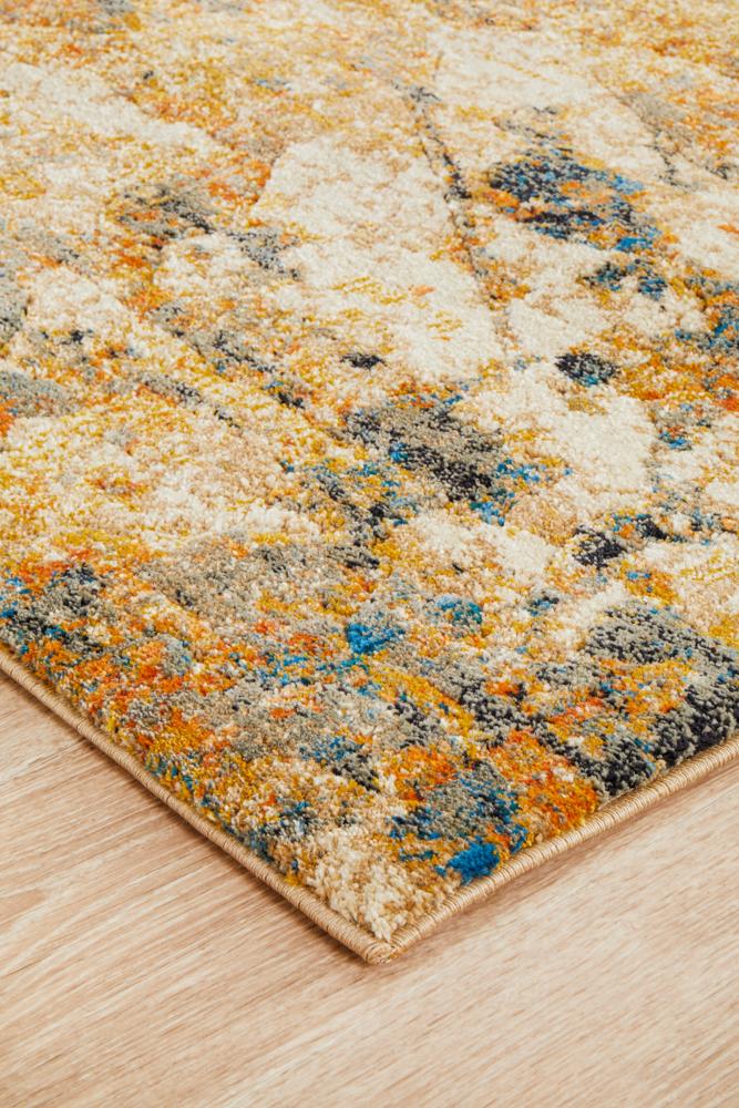Nocturne Rust Multicolor Runner Rug