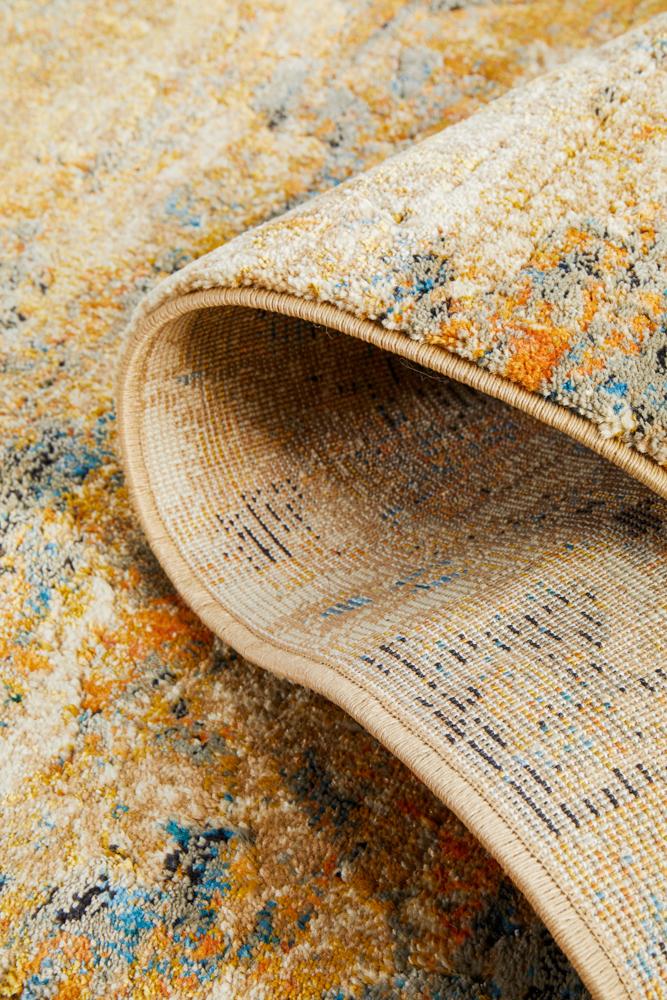 Nocturne Rust Multicolor Runner Rug