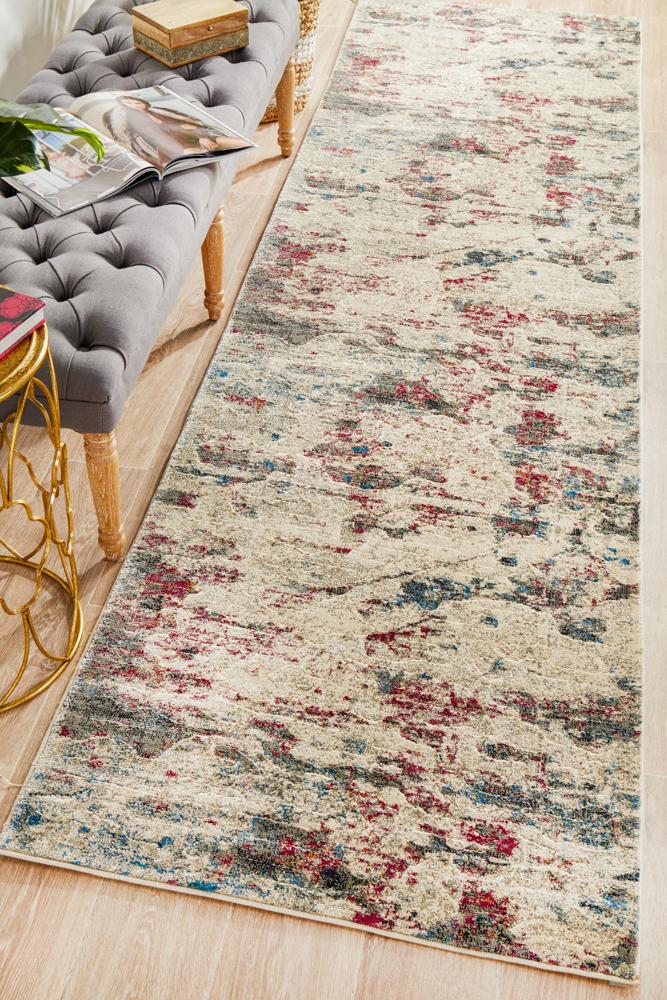 Nocturne Stone Multicolor Runner Rug
