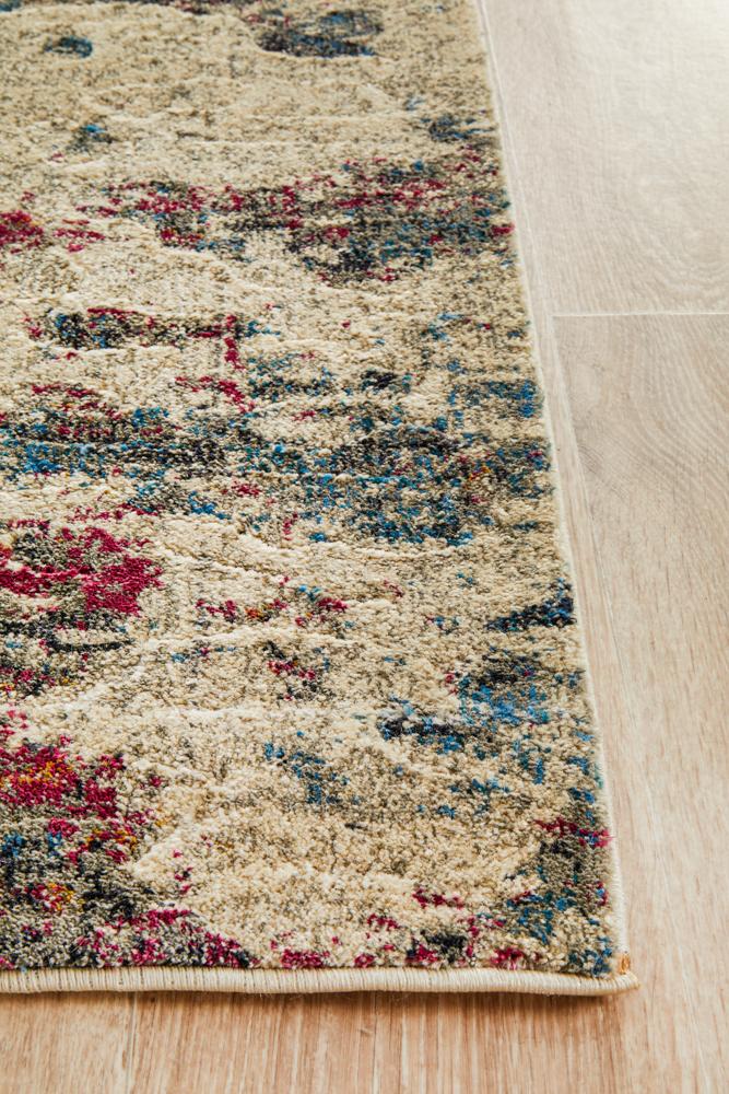 Nocturne Stone Multicolor Runner Rug