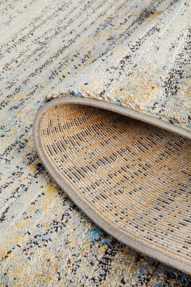 Nocturne Slate Multicolor Runner Rug
