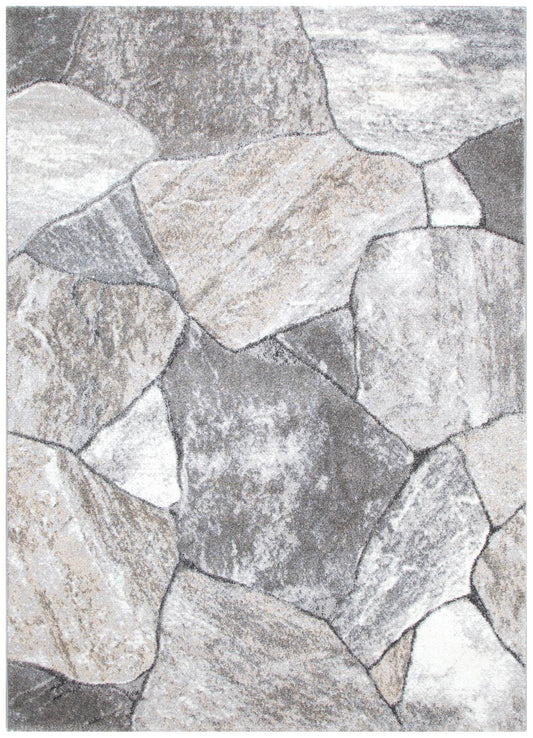 Dandy Pebbles Grey Beige Rug — polypropylene rug, versatile neutral, Haus & Harbour