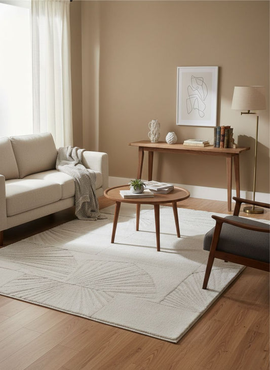 Evara Modern Ivory Rug