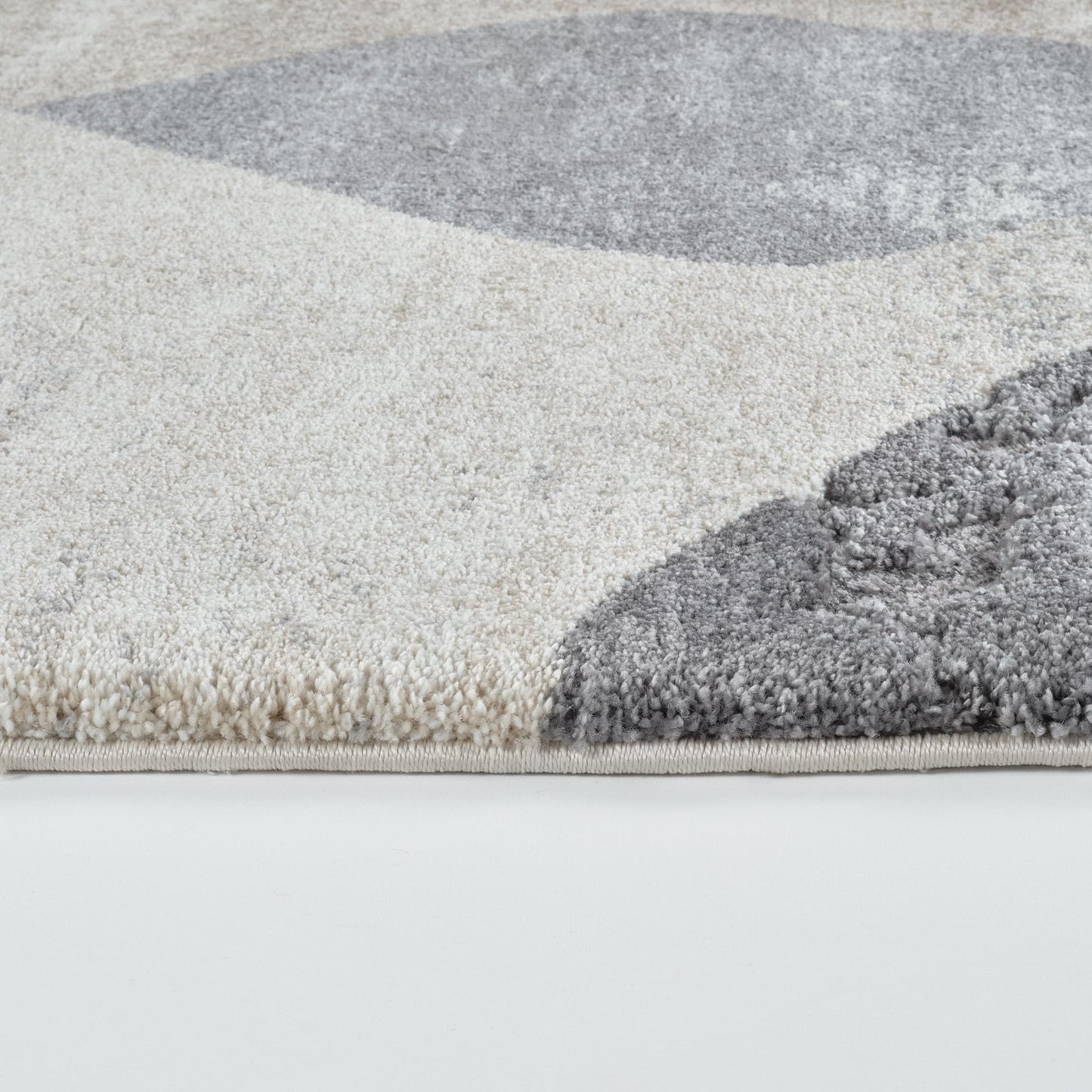 Evara Modern Grey Beige Rug