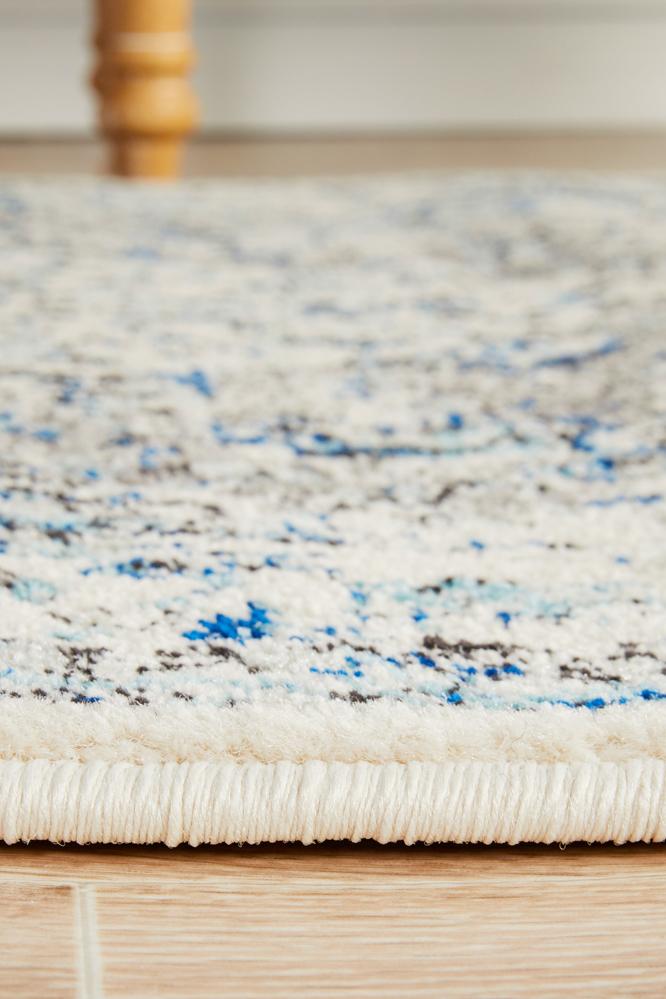 Pietra White Runner Rug