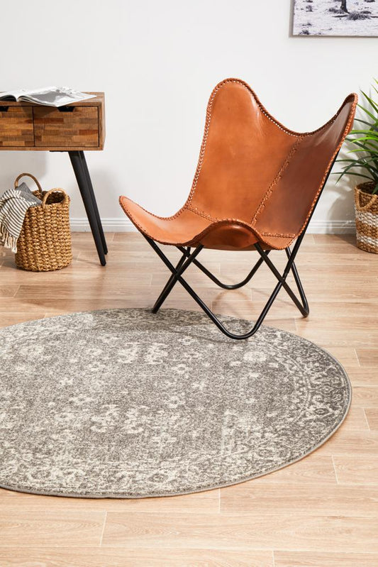 Pietra Grey Round Rug