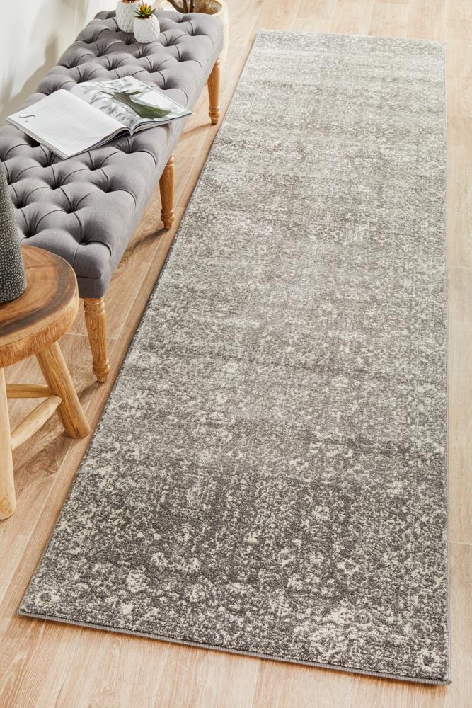 Pietra Grey Runner Rug