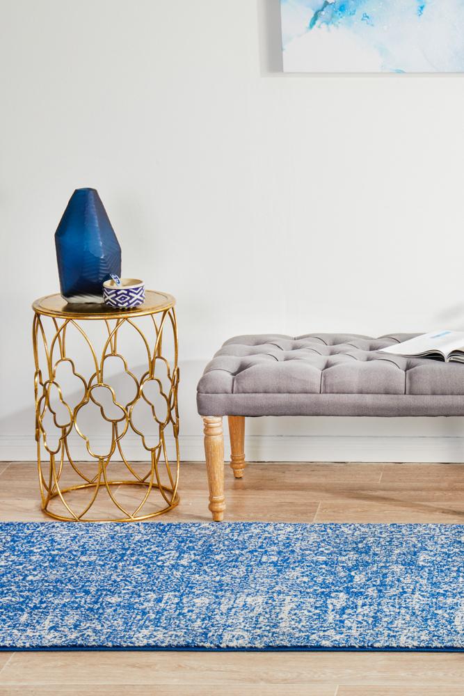 Pietra Navy Runner Rug
