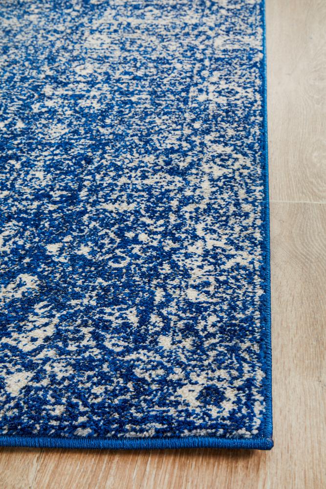 Pietra Navy Runner Rug