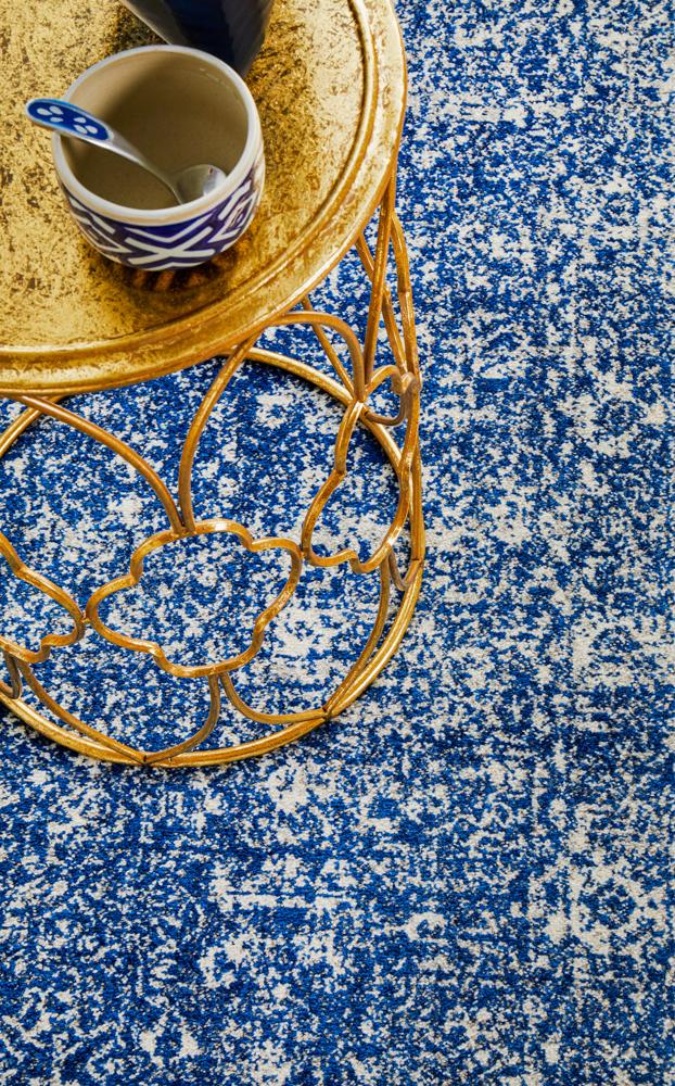 Pietra Navy Runner Rug