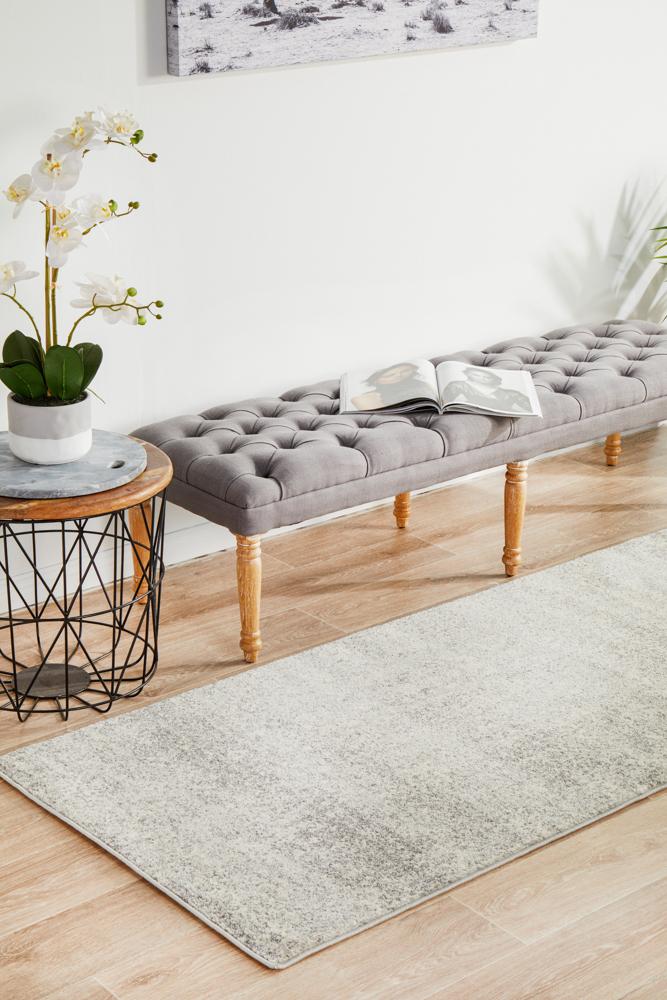 Pietra Silver Runner Rug