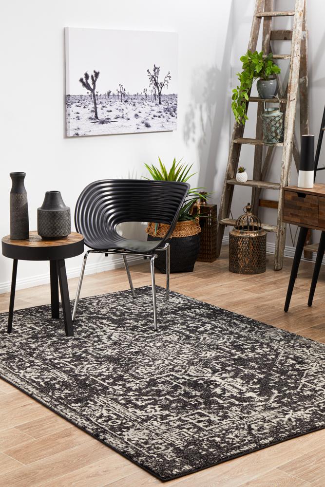 Pietra Graphite Grey Rug