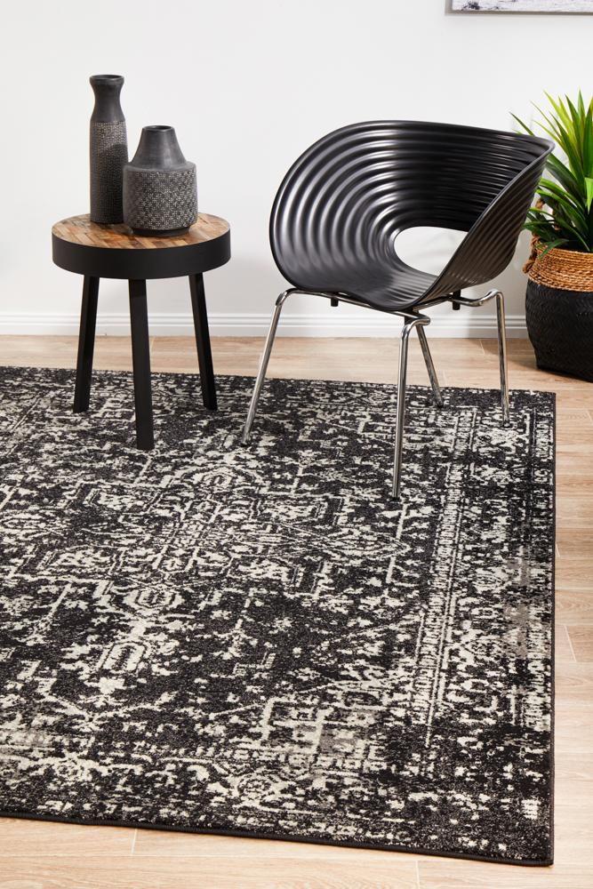 Pietra Graphite Grey Rug