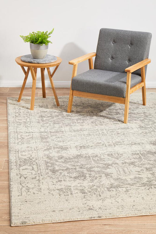 Pietra Snow Silver Rug