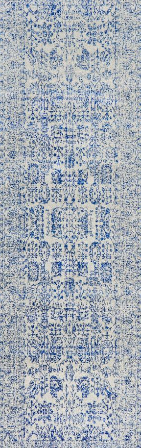 Pietra Blue Denim Runner Rug