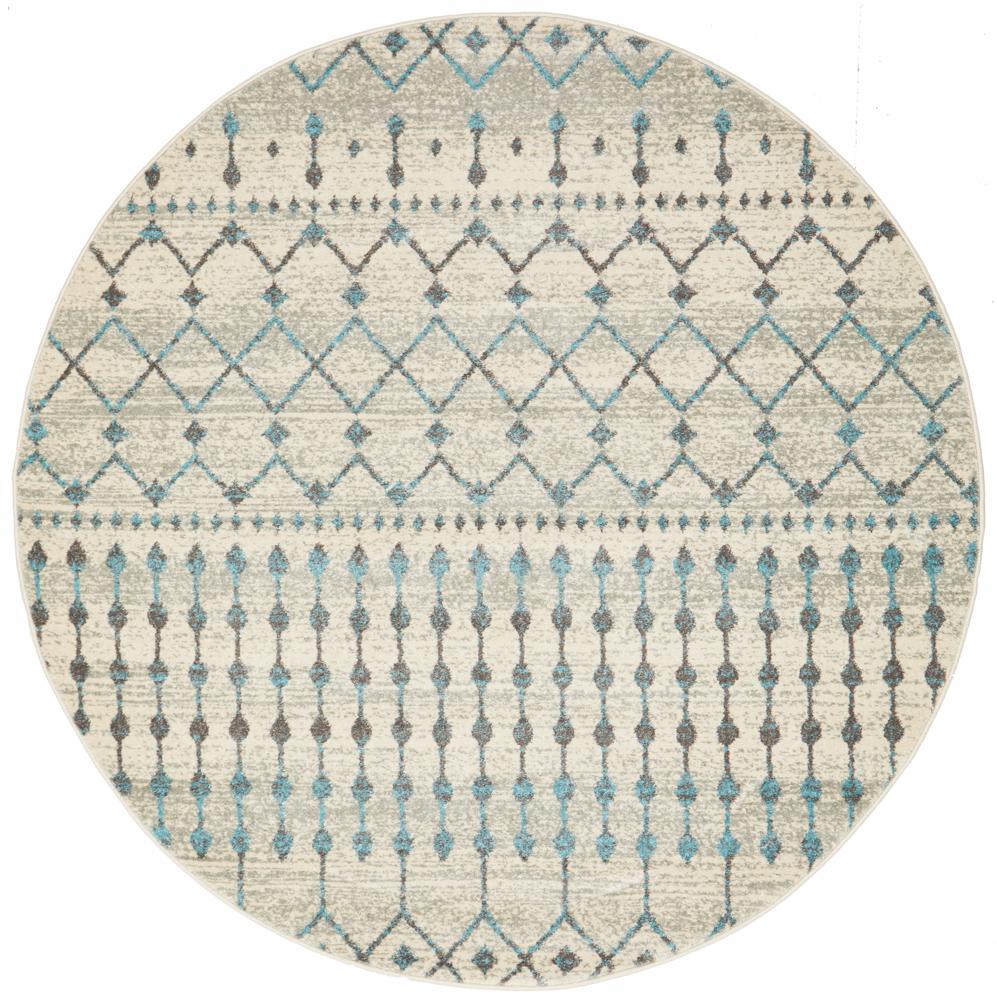 Pietra Slate White Rug
