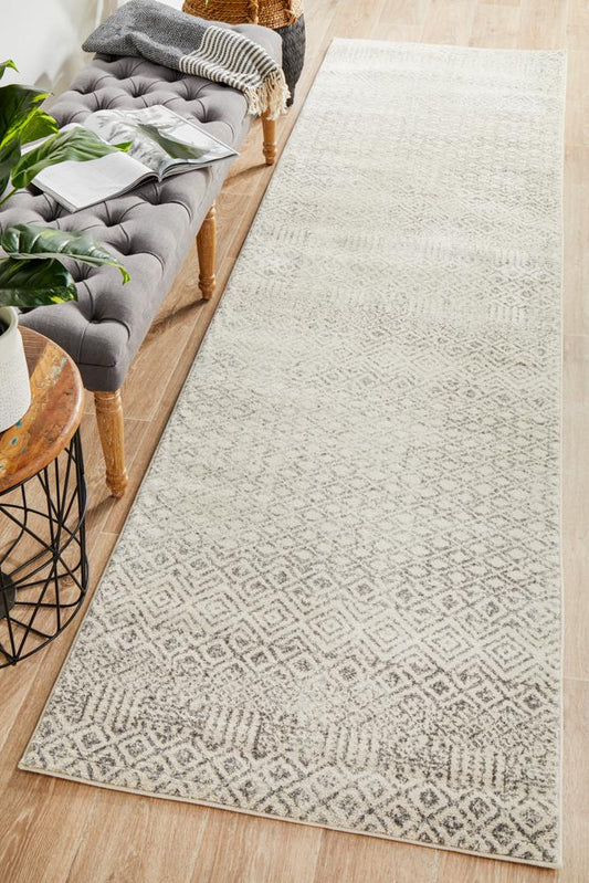 Pietra Dove Grey Runner Rug