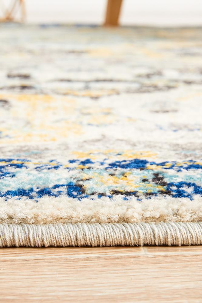 Pietra Multicolor Round Rug