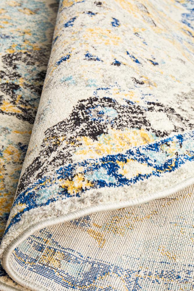 Pietra Multicolor Round Rug