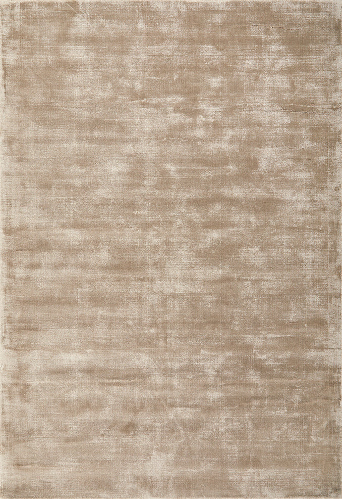 Elvane Natural Beige Viscose Rug