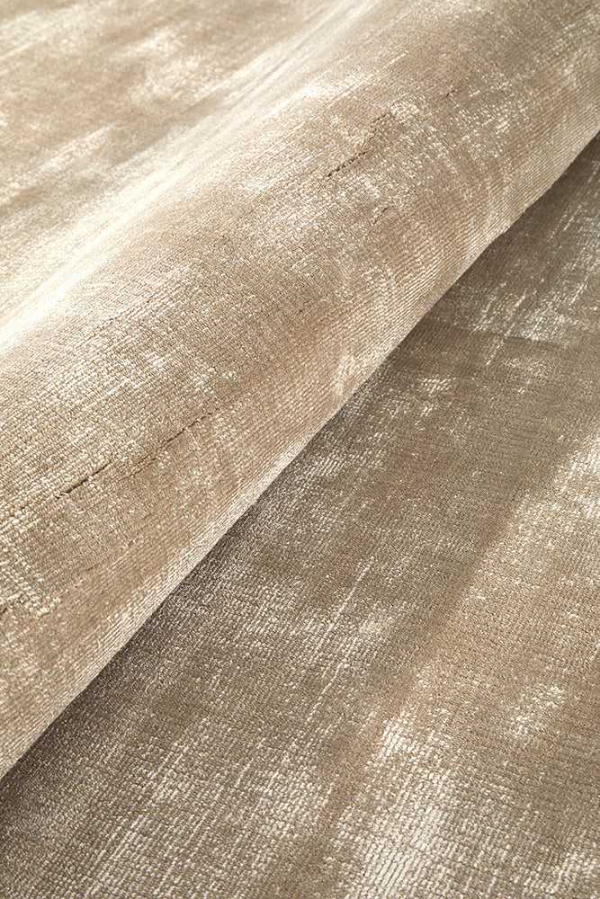 Elvane Natural Beige Viscose Rug